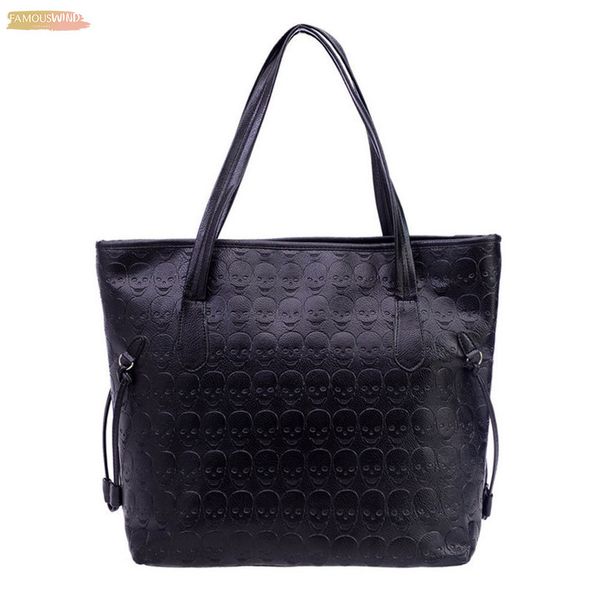 women shoulder bag fashion handbag skull embossing leather ladies punk big bags large tote purse brand hand bag xew
women shoulder bag fashion handbag skull embossing leather ladies punk big bags large tote purse brand hand bag xew