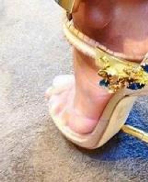 esigner shoes woman pvc gladiator sandals padlock bejeweled ankle strap rhinestone sandal., Black
esigner shoes woman pvc gladiator sandals padlock bejeweled ankle strap rhinestone sandal., Black