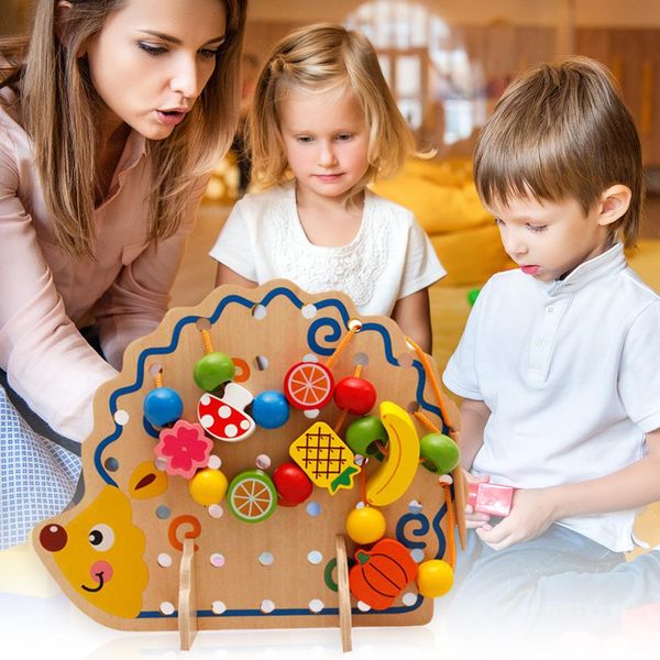 kids fruit block wooden toys stringing threading beads safety environmental protection originality children educational toy
kids fruit block wooden toys stringing threading beads safety environmental protection originality children educational toy