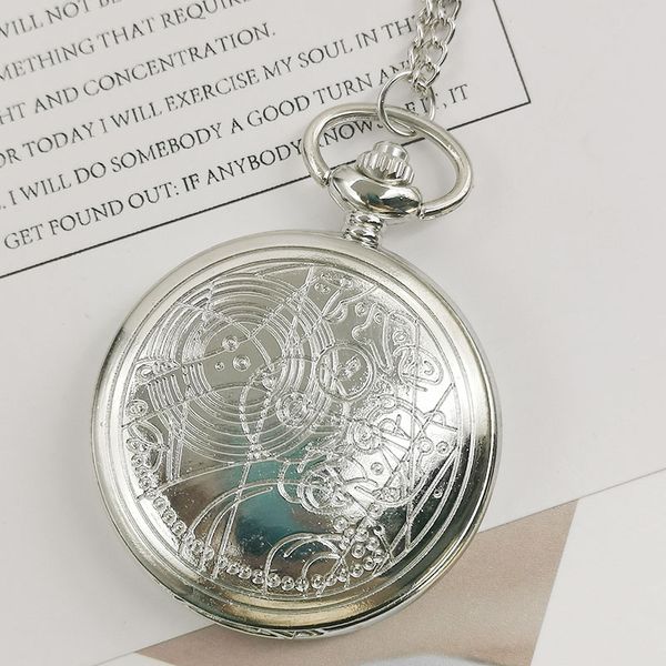 retro vintage who doctor design quartz pocket watch necklace pendant clock chain men's women reloj de bolsillo, Slivery;golden
retro vintage who doctor design quartz pocket watch necklace pendant clock chain men's women reloj de bolsillo, Slivery;golden