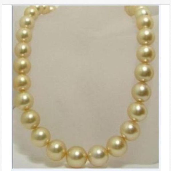 huge 18"11-12mm naturalgenuine perfect round south sea gold pearl necklace 14k, Silver
huge 18"11-12mm naturalgenuine perfect round south sea gold pearl necklace 14k, Silver