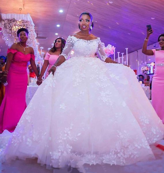 scoop neck tulle ball gown wedding dress with flowers 2020 half sleeves wedding gowns lace up bride dresses, White
scoop neck tulle ball gown wedding dress with flowers 2020 half sleeves wedding gowns lace up bride dresses, White