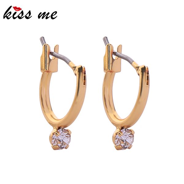 kissme hoop earrings gold & silver color zircon small hoop earrings women fashion jewelry, Golden
kissme hoop earrings gold & silver color zircon small hoop earrings women fashion jewelry, Golden