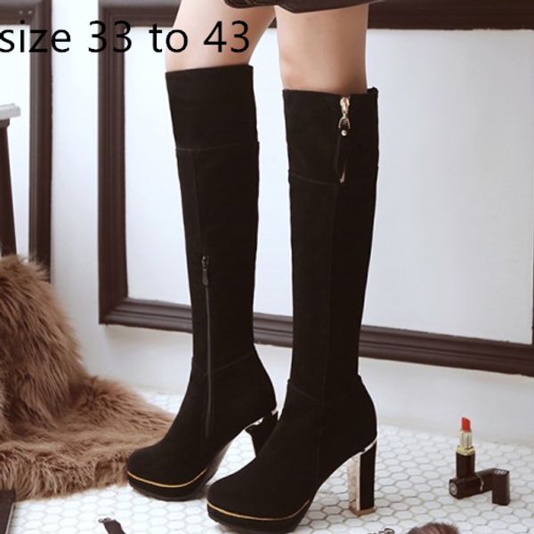 knee high boots fashion luxury designer women boots black zip side comfortable platform metal chunky heels grey beige size 33 to 42 43
knee high boots fashion luxury designer women boots black zip side comfortable platform metal chunky heels grey beige size 33 to 42 43