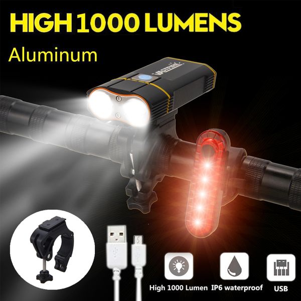 professional 1000 lumens mtb bicycle light power bank waterproof usb rechargeable bike light for road cycling safety
professional 1000 lumens mtb bicycle light power bank waterproof usb rechargeable bike light for road cycling safety