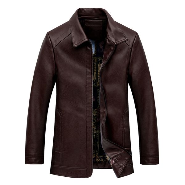 men's leather jacket design turn-down collar coat men casual motorcycle leather coat mens sheepskin jackets windbreaker coats, Black
men's leather jacket design turn-down collar coat men casual motorcycle leather coat mens sheepskin jackets windbreaker coats, Black