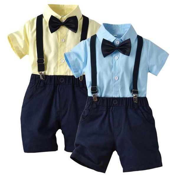 6m-4t children clothes toddler baby boys clothing set gentleman bow tie clothes solid t-shirt +shorts overalls outfits, White
6m-4t children clothes toddler baby boys clothing set gentleman bow tie clothes solid t-shirt +shorts overalls outfits, White