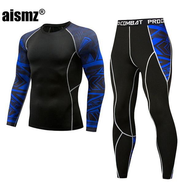 aismz mma rashgard blue long sleeve fitness set tights men's compression elasticity quick dry breath tactical men's t-shirt sets, Gray
aismz mma rashgard blue long sleeve fitness set tights men's compression elasticity quick dry breath tactical men's t-shirt sets, Gray