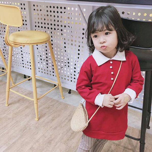 2019 korean spring fall girl shirt dress long sleeve casual cotton baby toddler children's clothes kids dresses for girls jw7235, Red;yellow
2019 korean spring fall girl shirt dress long sleeve casual cotton baby toddler children's clothes kids dresses for girls jw7235, Red;yellow