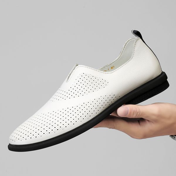 men's shoes leather summer autumn fashion white casual shoe man walking shoe genuine leather formal shoes big size 46, Black
men's shoes leather summer autumn fashion white casual shoe man walking shoe genuine leather formal shoes big size 46, Black