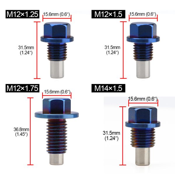 car modified titanium alloy strong magnetic oil pan screw universal magnetic oil draining plug suction iron screw
car modified titanium alloy strong magnetic oil pan screw universal magnetic oil draining plug suction iron screw