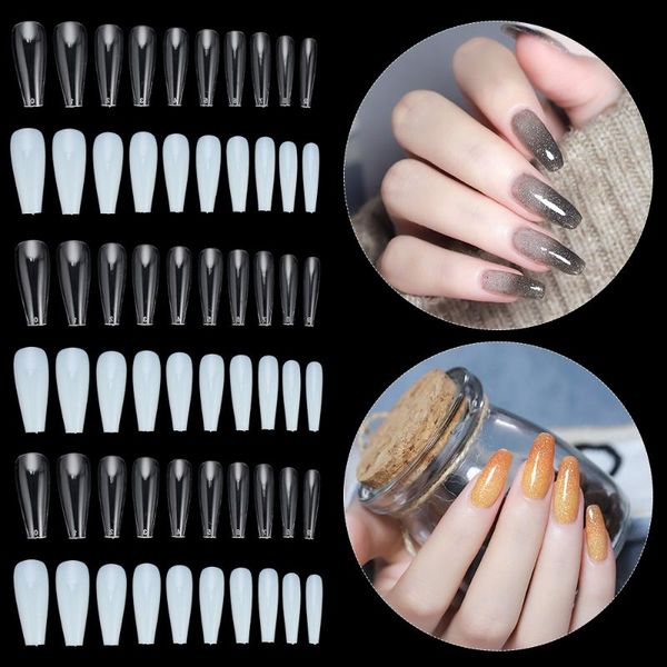 false nails 600pcs/bag nail tips ballerina full cover long coffin fake art acrylic clear/natural manicure diy tools style, Red;gold
false nails 600pcs/bag nail tips ballerina full cover long coffin fake art acrylic clear/natural manicure diy tools style, Red;gold