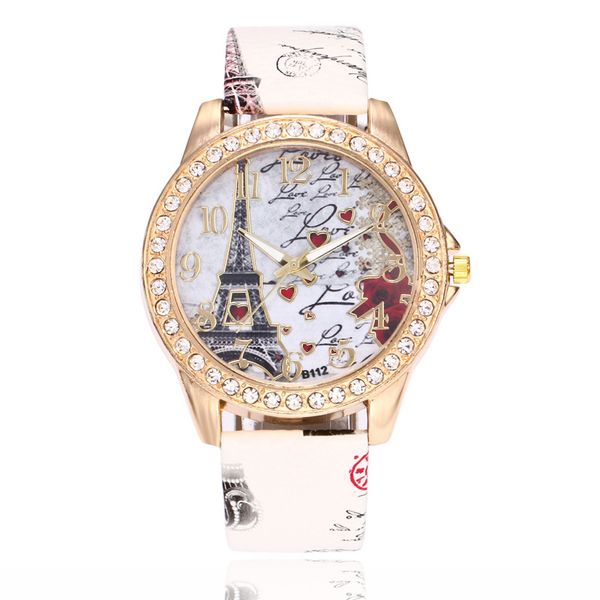 fashion casual diamond iron tower printing roman numerals love decoration cartoons luxury dress ms quartz watch, Slivery;brown
fashion casual diamond iron tower printing roman numerals love decoration cartoons luxury dress ms quartz watch, Slivery;brown