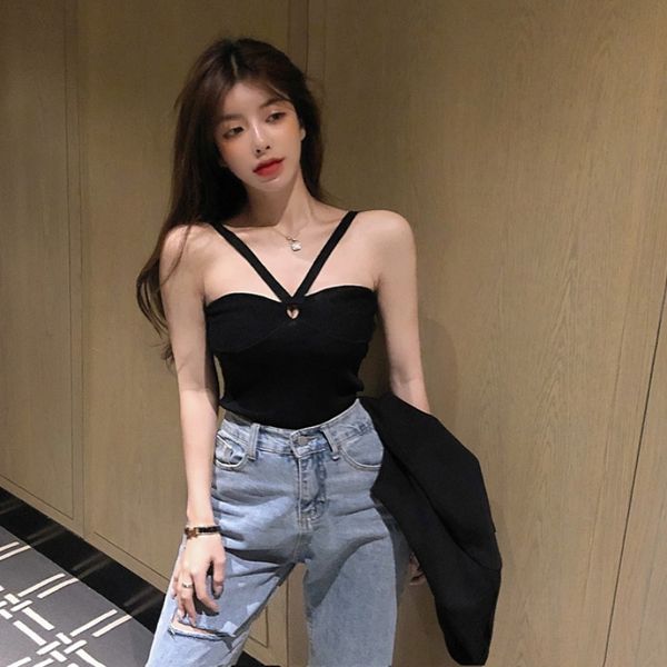 women dresses fashion womens clothing store bottoming shirt fashion cross halter vest niche design sense elastic knitted suspender tide, Black;white
women dresses fashion womens clothing store bottoming shirt fashion cross halter vest niche design sense elastic knitted suspender tide, Black;white