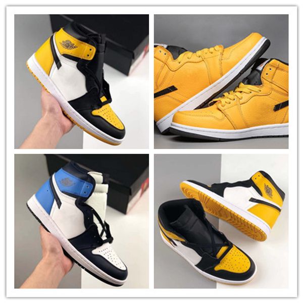 2019 new arrive jumpman 1 high yellow blue black basketball shoes sale women mens casual 1s sports sneakers size 36-46
2019 new arrive jumpman 1 high yellow blue black basketball shoes sale women mens casual 1s sports sneakers size 36-46