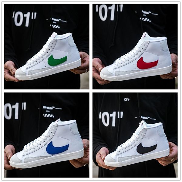 new men women blazer mid prm classic skateboarding shoes couple sneakers outdoor trainers sports shoes size 36-44, White;red
new men women blazer mid prm classic skateboarding shoes couple sneakers outdoor trainers sports shoes size 36-44, White;red