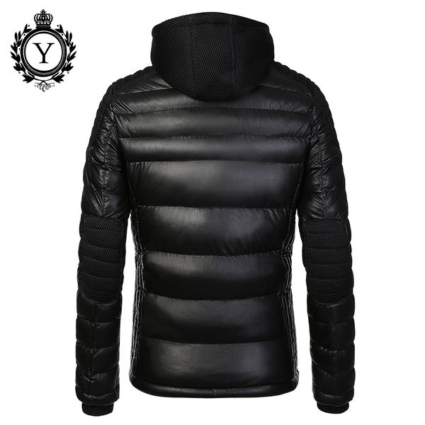 caton to new style pu padded jacket men's warm men's overcoat cotton-padded clothes down feather leather coat, Black
caton to new style pu padded jacket men's warm men's overcoat cotton-padded clothes down feather leather coat, Black
