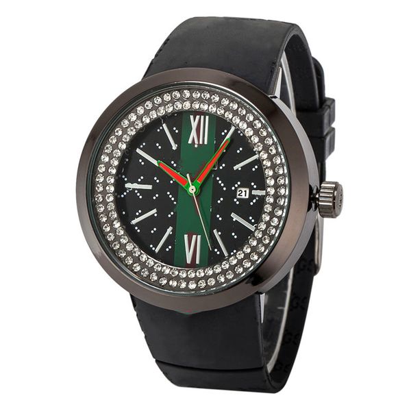 America Fashion Men Women Luxury Watch Famous Brand Black Dial Full Mens Diamond Watch Rubber Strap Quartz Movement luxury diamond watch
America Fashion Men Women Luxury Watch Famous Brand Black Dial Full Mens Diamond Watch Rubber Strap Quartz Movement luxury diamond watch
