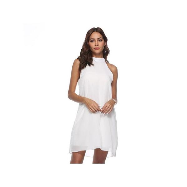 casual dresses womens summer solid color sundress lightweight halter neck sleeveless comfortable chiffon flowy high low hem short dress, Black;gray
casual dresses womens summer solid color sundress lightweight halter neck sleeveless comfortable chiffon flowy high low hem short dress, Black;gray