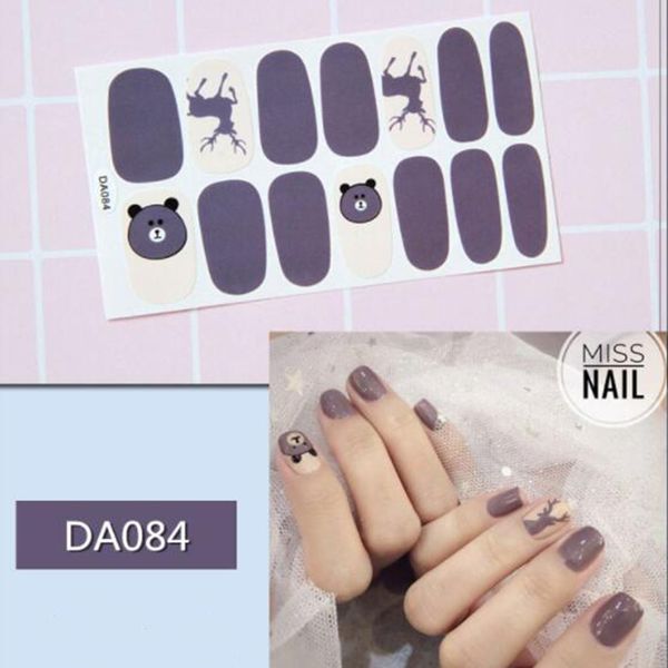 1pcs new cartoon waterproof non-toxic nail art stickers nail tips for manicure art decoration, Black
1pcs new cartoon waterproof non-toxic nail art stickers nail tips for manicure art decoration, Black