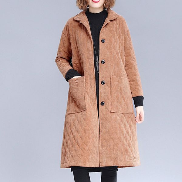 fashon women's corduroy winter warm long sleeves turndown collar overcoat warm thick female red slim fit hoodies jackets 11.5, Black
fashon women's corduroy winter warm long sleeves turndown collar overcoat warm thick female red slim fit hoodies jackets 11.5, Black