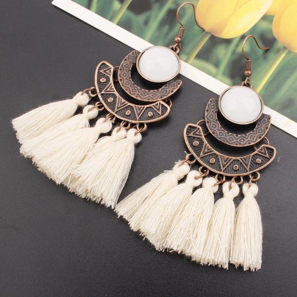2019 fashion ethnic long 16 color fringe dangle earring bohemian crystal tassel drop earrings for women female jewelry, Silver
2019 fashion ethnic long 16 color fringe dangle earring bohemian crystal tassel drop earrings for women female jewelry, Silver