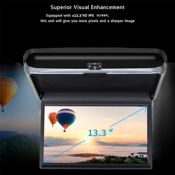 13.3 inch android 6.0 car roof mount ceiling monitor 1080p hd mp5 video player ips screen wifi/hdmi/usb/sd/fm/bluetooth/speaker
13.3 inch android 6.0 car roof mount ceiling monitor 1080p hd mp5 video player ips screen wifi/hdmi/usb/sd/fm/bluetooth/speaker