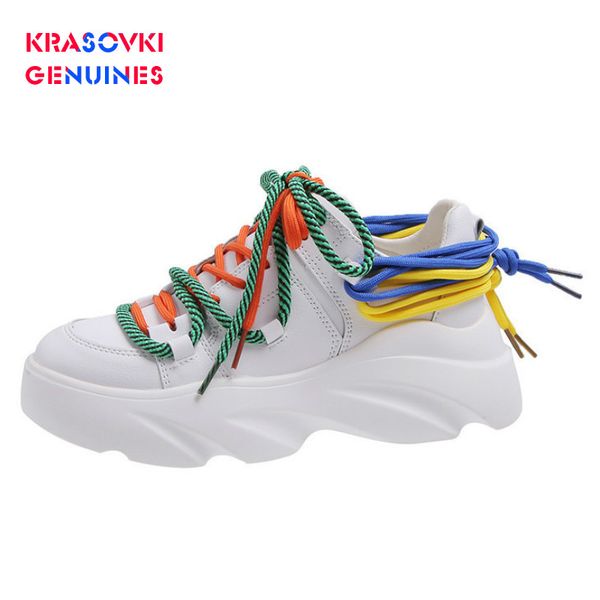 krasovki genuine sneakers women spring autumn muffin bottom fashion breathable thick bottom round toe leisure women shoes, Black
krasovki genuine sneakers women spring autumn muffin bottom fashion breathable thick bottom round toe leisure women shoes, Black