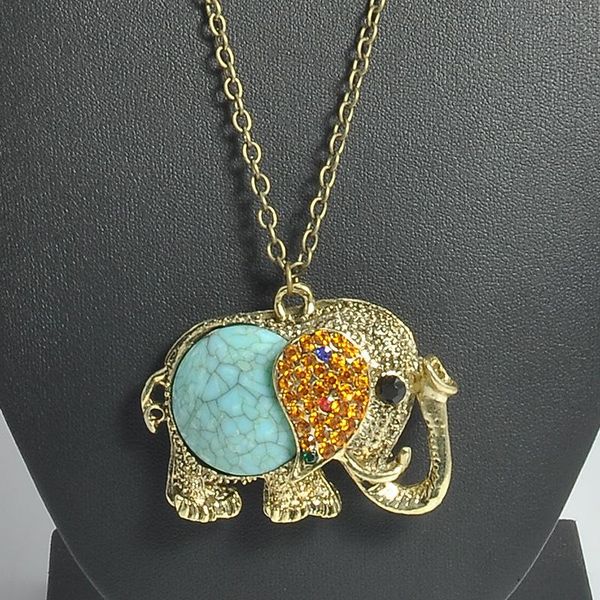 pretty elephant necklaces vintage bohemian beautifully pendant necklace colar rhinestone women lucky jewelry long chain necklace, Silver
pretty elephant necklaces vintage bohemian beautifully pendant necklace colar rhinestone women lucky jewelry long chain necklace, Silver