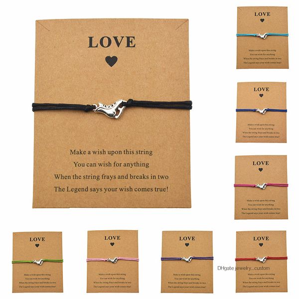 new women girls love skating jewelry silver ice skates boots shoes charm make a card lucky bracelets friendship gifts, Golden;silver
new women girls love skating jewelry silver ice skates boots shoes charm make a card lucky bracelets friendship gifts, Golden;silver