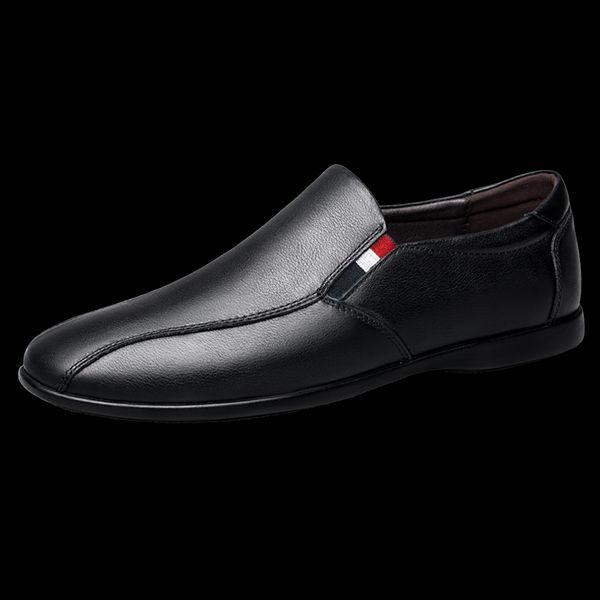 genuine leather men casual shoes leather loafers shoes comfortable breathable slip-on outdoor waterproof anti-slip, Black
genuine leather men casual shoes leather loafers shoes comfortable breathable slip-on outdoor waterproof anti-slip, Black
