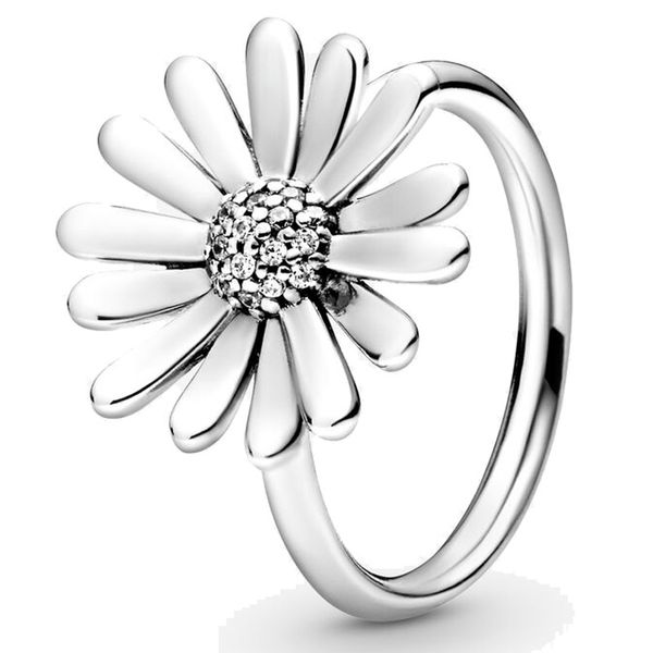 authentic 925 sterling silver ring pave daisy flower statement with crystal ring for women wedding gift fine europe jewelry, Golden;silver
authentic 925 sterling silver ring pave daisy flower statement with crystal ring for women wedding gift fine europe jewelry, Golden;silver