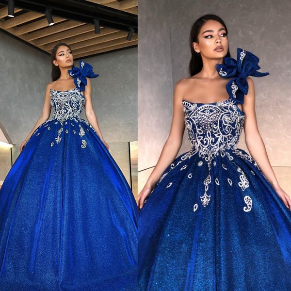 ball gown prom dresses royal blue puffy one shoulder beads evening gowns lace appliqued runway fashion dress, Black
ball gown prom dresses royal blue puffy one shoulder beads evening gowns lace appliqued runway fashion dress, Black
