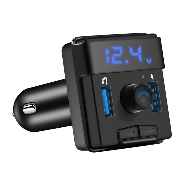 wireless car mp3 player kit fm transmitter bluetooth v4.2 car fm adapter hands-calling dual usb port charger
wireless car mp3 player kit fm transmitter bluetooth v4.2 car fm adapter hands-calling dual usb port charger