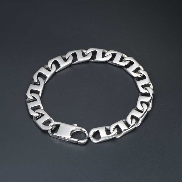 hip hop titanium steel men and women simple titanium steel 21cm glossy bracelet, Black
hip hop titanium steel men and women simple titanium steel 21cm glossy bracelet, Black