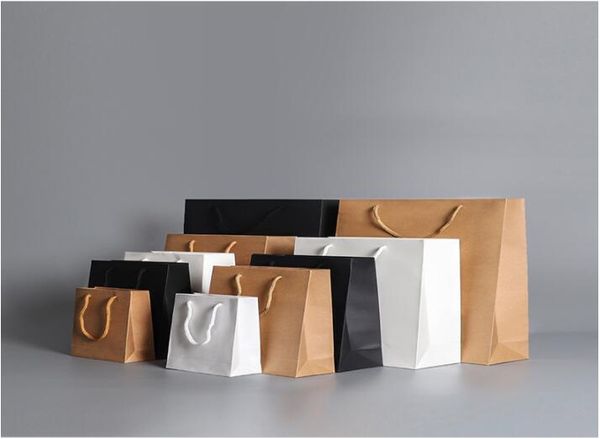 5pcs kraft paper gift bags with handles multi-function high-end paper bags for clothes shopping party gifts bag custom logo
5pcs kraft paper gift bags with handles multi-function high-end paper bags for clothes shopping party gifts bag custom logo