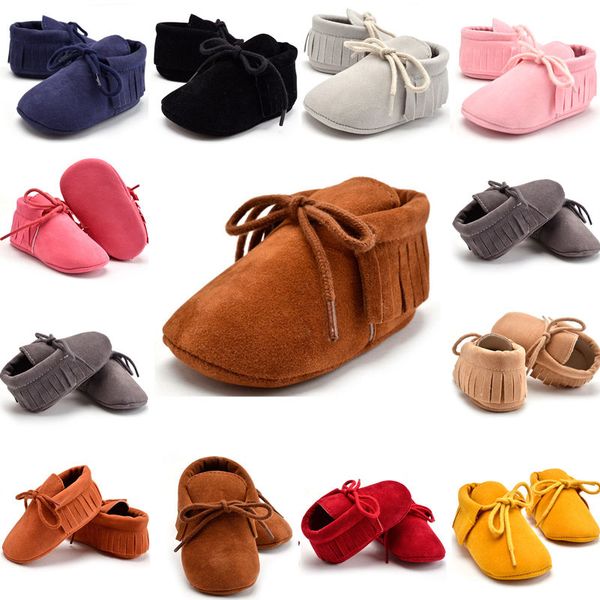 Baby Infant Toddler Fashion Nubuck Leather Shoes Cute Girls Soft Solid Color Tassels Anti-slip Shoes, Black;grey
Baby Infant Toddler Fashion Nubuck Leather Shoes Cute Girls Soft Solid Color Tassels Anti-slip Shoes, Black;grey