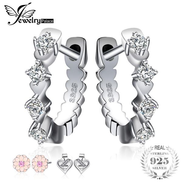 jewelrypalace shining hoop earrings 925 sterling silver wedding engagement gift jewelry fashion charms birthday anniversary, Golden;silver
jewelrypalace shining hoop earrings 925 sterling silver wedding engagement gift jewelry fashion charms birthday anniversary, Golden;silver