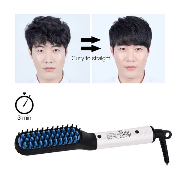 men curling iron comb straightener hair styler brush hair iron electric curler wave hair curler temperature control comb
men curling iron comb straightener hair styler brush hair iron electric curler wave hair curler temperature control comb