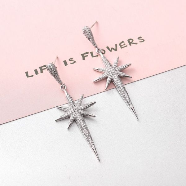 fashion-women star dangler silver earrings 2019 new fashion brand jewelry bling cubic zirconia designer earring lover gift
fashion-women star dangler silver earrings 2019 new fashion brand jewelry bling cubic zirconia designer earring lover gift