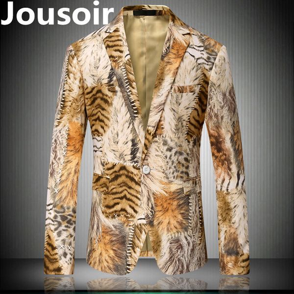 print tiger men suits formal 2018 new brand slim fit leisure wedding dress suits casual men stage clothing stage cd5, Gray
print tiger men suits formal 2018 new brand slim fit leisure wedding dress suits casual men stage clothing stage cd5, Gray