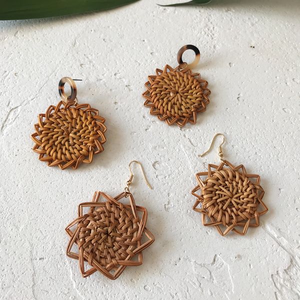 boho sun flower earings women rattan knit dangle earrings straw weave statement acrylic hanging earring drop for lady jewellery, Silver
boho sun flower earings women rattan knit dangle earrings straw weave statement acrylic hanging earring drop for lady jewellery, Silver