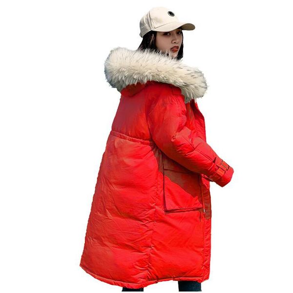 new arrival 2019 women winter long parka cotton padded warm coats fashion fur hooded jackets korean style outwear parka, Black
new arrival 2019 women winter long parka cotton padded warm coats fashion fur hooded jackets korean style outwear parka, Black