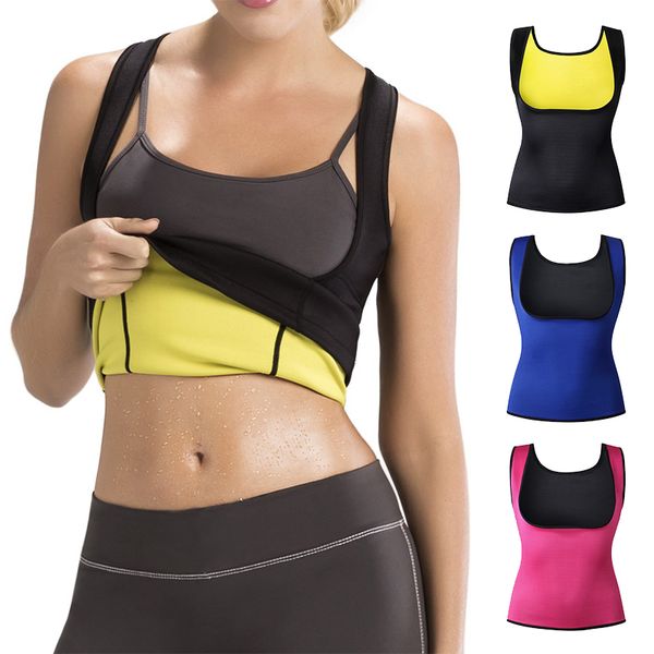 sports fitness cami vest exercise shapers training sweat sleeveless shirt neoprene clothes vests slimming women s-6xl, Black;blue
sports fitness cami vest exercise shapers training sweat sleeveless shirt neoprene clothes vests slimming women s-6xl, Black;blue