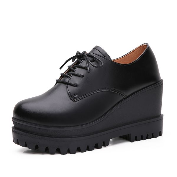 new four seasons black casual increase women's leather shoes simple fashion work shoes thick bottom non-slip wear-resistant sole
new four seasons black casual increase women's leather shoes simple fashion work shoes thick bottom non-slip wear-resistant sole