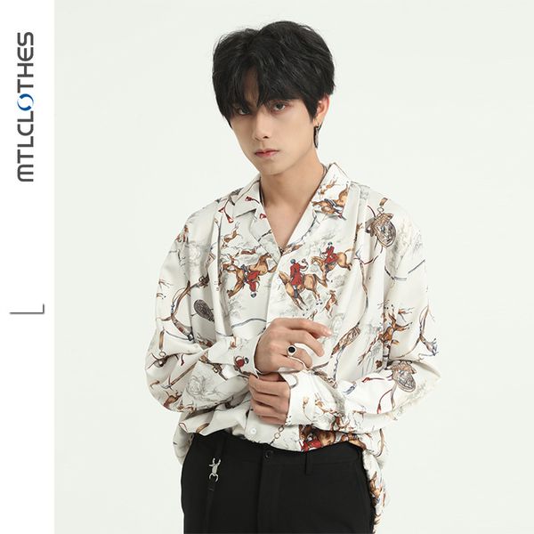 mtl men's wear | 2020new product season purchase meeting characters full print fashion shirt, White;black
mtl men's wear | 2020new product season purchase meeting characters full print fashion shirt, White;black
