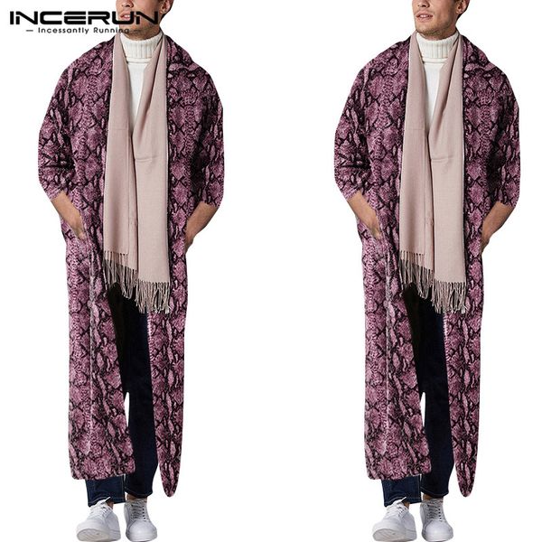 fashion men personality leopard print 3/4 sleeve trench cardigan street trend chic baggy mens casual windbreaker jackets incerun, Tan;black
fashion men personality leopard print 3/4 sleeve trench cardigan street trend chic baggy mens casual windbreaker jackets incerun, Tan;black
