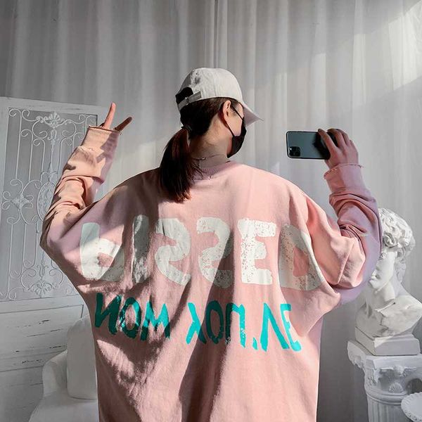 2020 spring and autumn new youth popular couple japanese printing edge sweatshirt fashion casual wild round neck pullover, Black
2020 spring and autumn new youth popular couple japanese printing edge sweatshirt fashion casual wild round neck pullover, Black