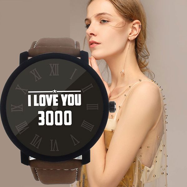 i love you three thousand fashion couple watch quartz men's ladies wrist watches analog brown fashion leather strap reloj mujer, Slivery;brown
i love you three thousand fashion couple watch quartz men's ladies wrist watches analog brown fashion leather strap reloj mujer, Slivery;brown