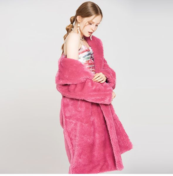 grain sheep shearling coat women's long pink suit lapels teddy cashmere coat winter thick plush wools boots lambswool fur coat, Black
grain sheep shearling coat women's long pink suit lapels teddy cashmere coat winter thick plush wools boots lambswool fur coat, Black